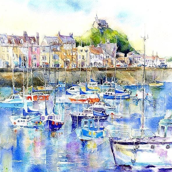 Ilfracombe, Devon art print designed by artist Sheila Gill