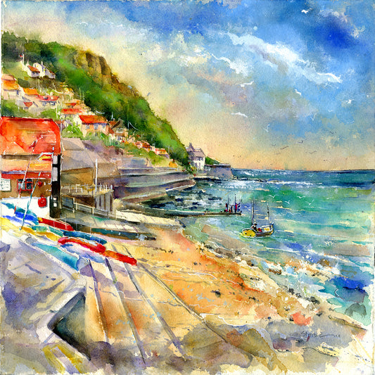 Runswick Bay, North Yorkshire – Giclée Print